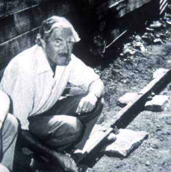 Neville Crawford Discovering the tramroad sidings in Gloucester Docks in 1984